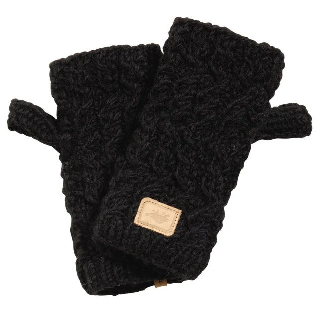 Womens Nepal Handmade Wool Mika Fingerless Mitten