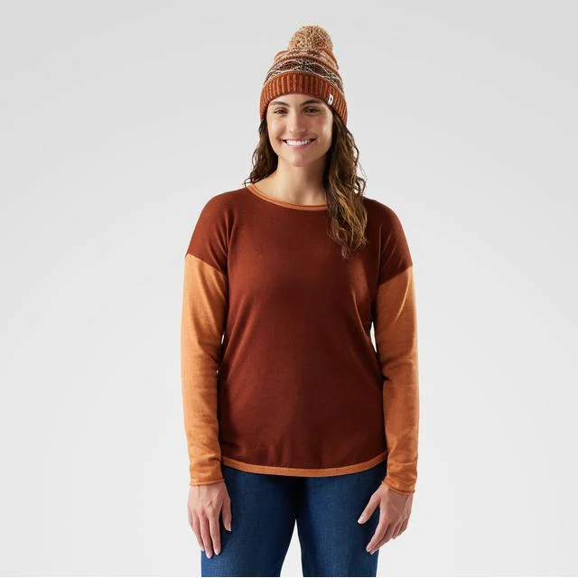 Womens Shadow Pine Colorblock Crew Sweater