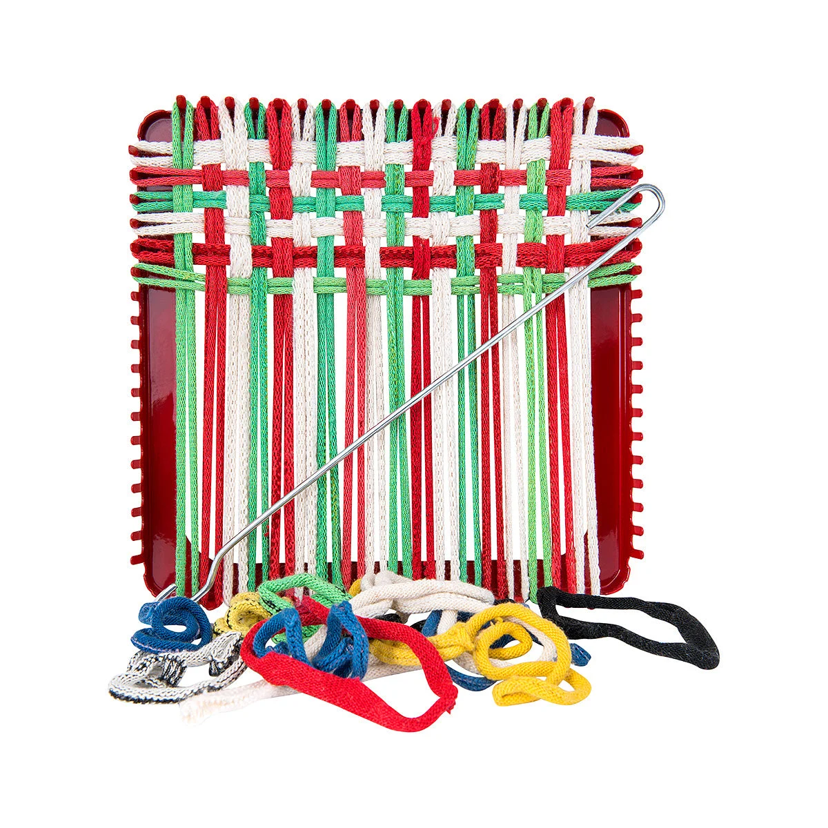 Wool Novelty Weaving Loops and Loom Craft Kit