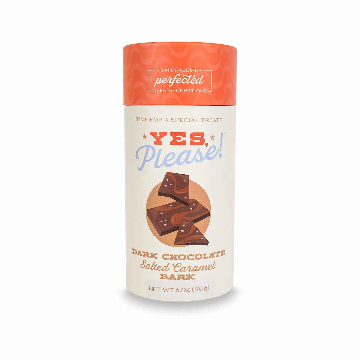 Yes Please Dark Chocolate Salted Caramel Bark Candy