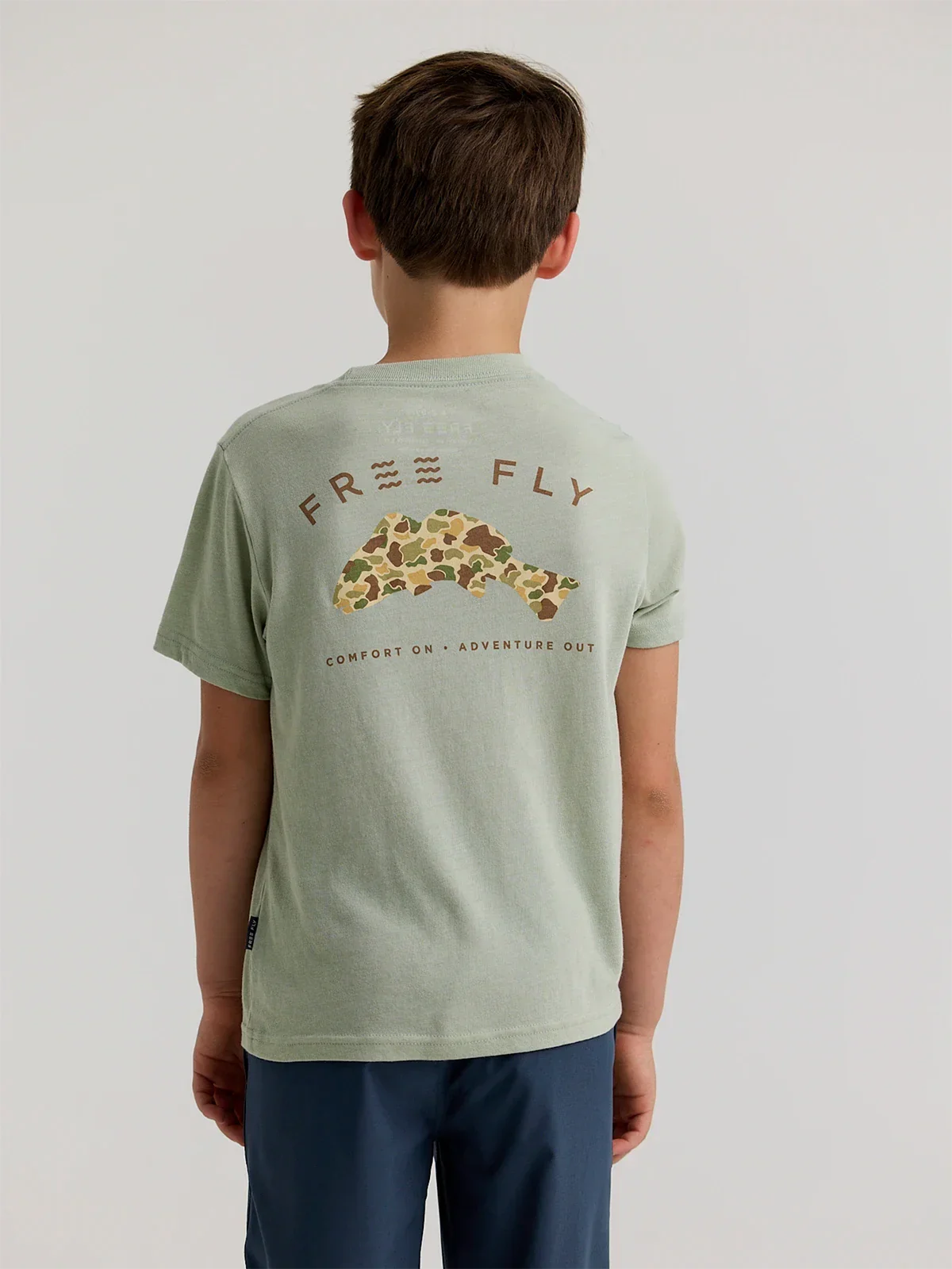 Youth Vintage Camo Redfish Tee